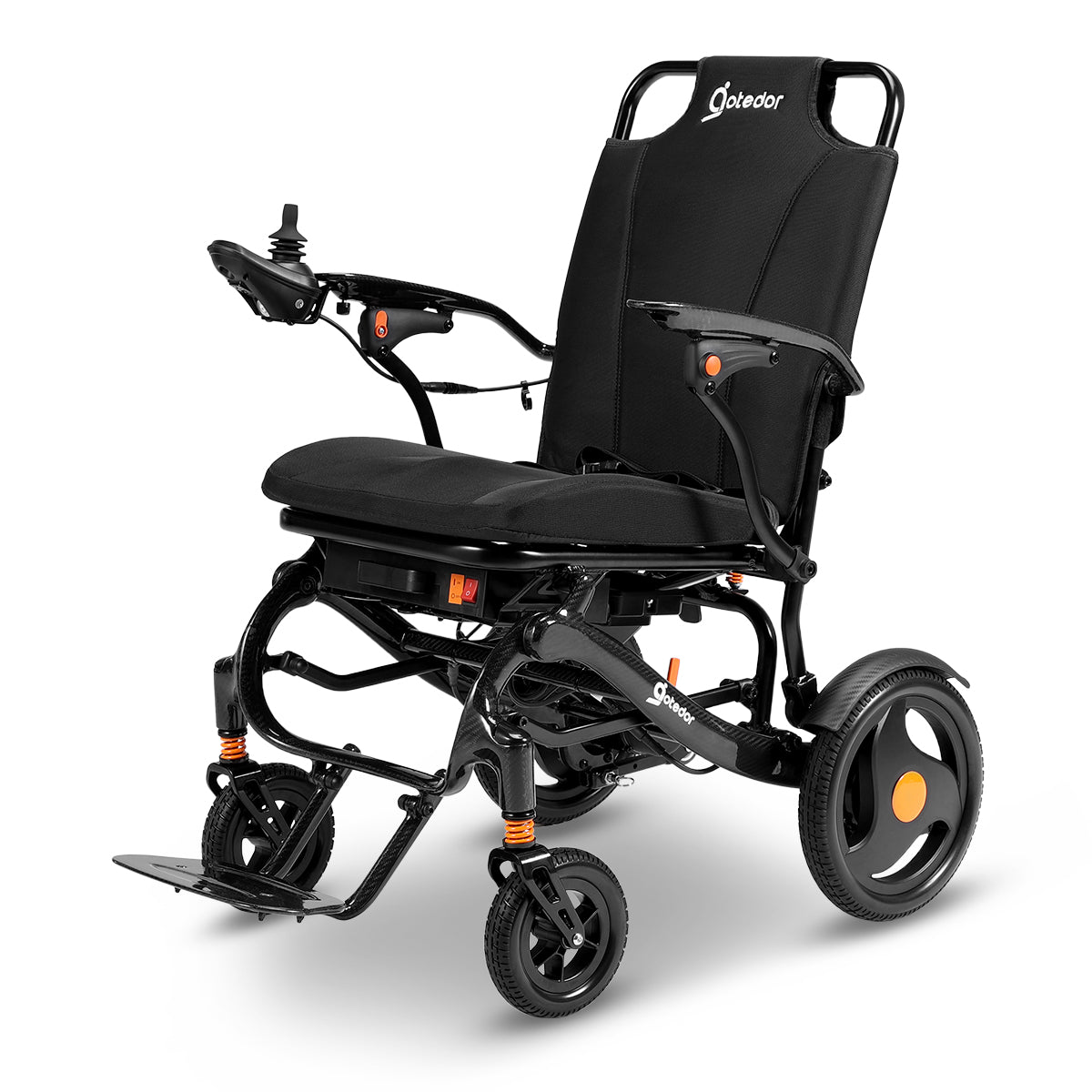 Aotedor 213 30-Mile Range Carbon Fiber Electric Wheelchair for Ultimate Mobility