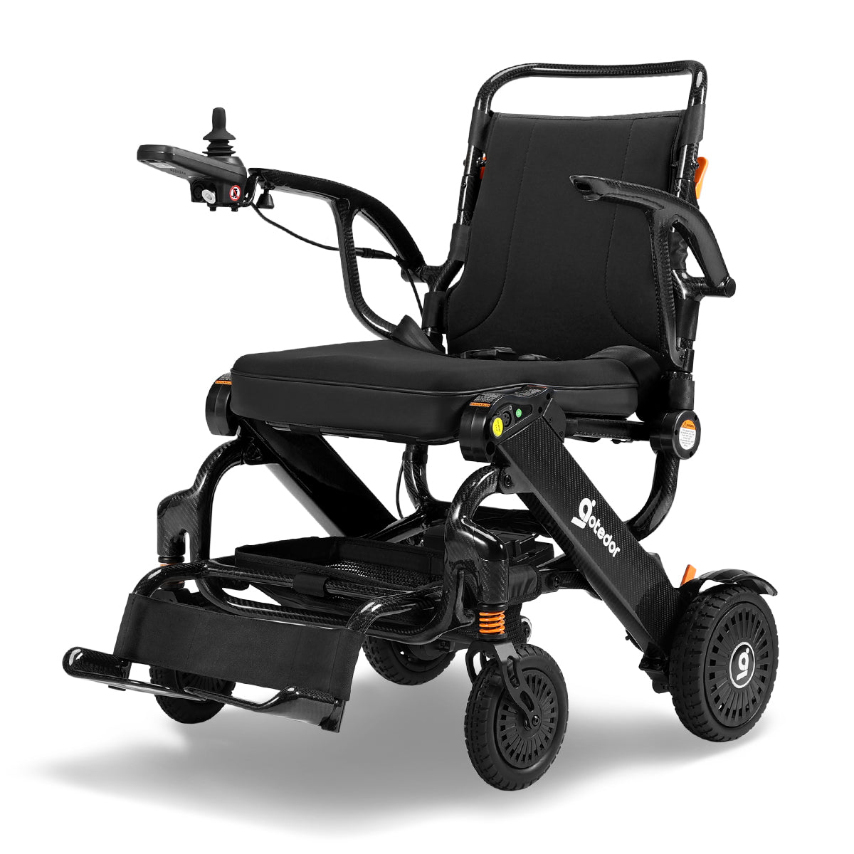 Aotedor N5513A – Lightweight 35lb Carbon Fiber Travel Wheelchair for Easy Mobility