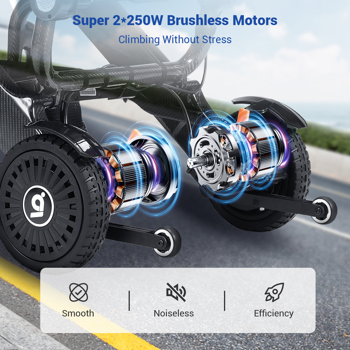 Aotedor N5513A – Lightweight 35lb Carbon Fiber Travel Wheelchair for Easy Mobility